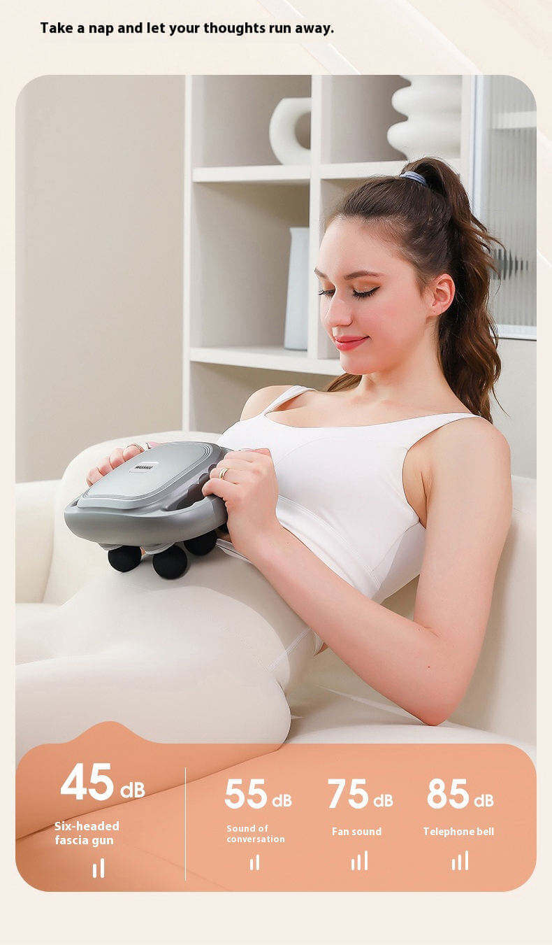 Vibrator Heated Fascial Gun Kneading Massage - Image 2