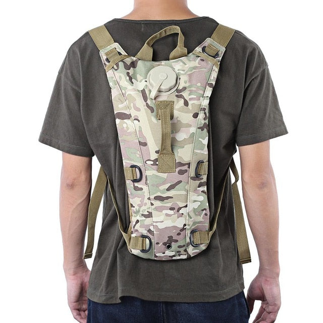 3L Water Bag Molle Military Tactical Hydration Backpack - Image 3