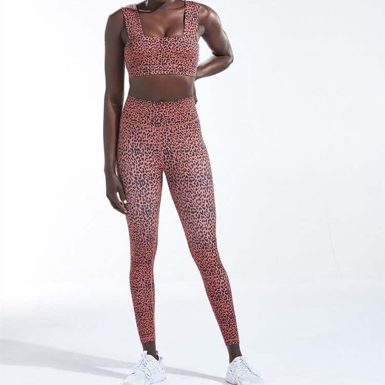 Women Push Up Bra High Waist Legging Sport Gym Suit - Image 1