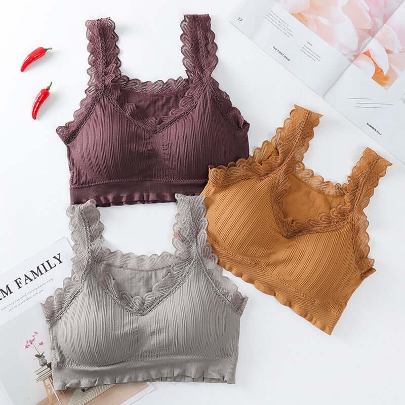 Lace Bra Women Yoga Tops Fashion - Image 1