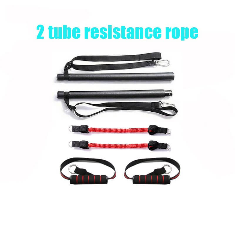 Resistance Band Pilates Stick Gym Exercise - Image 2