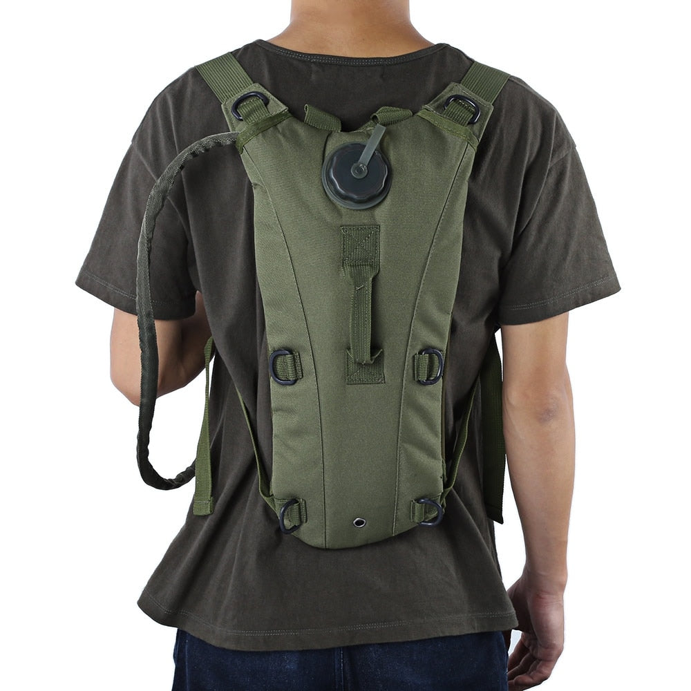 3L Water Bag Molle Military Tactical Hydration Backpack - Image 1