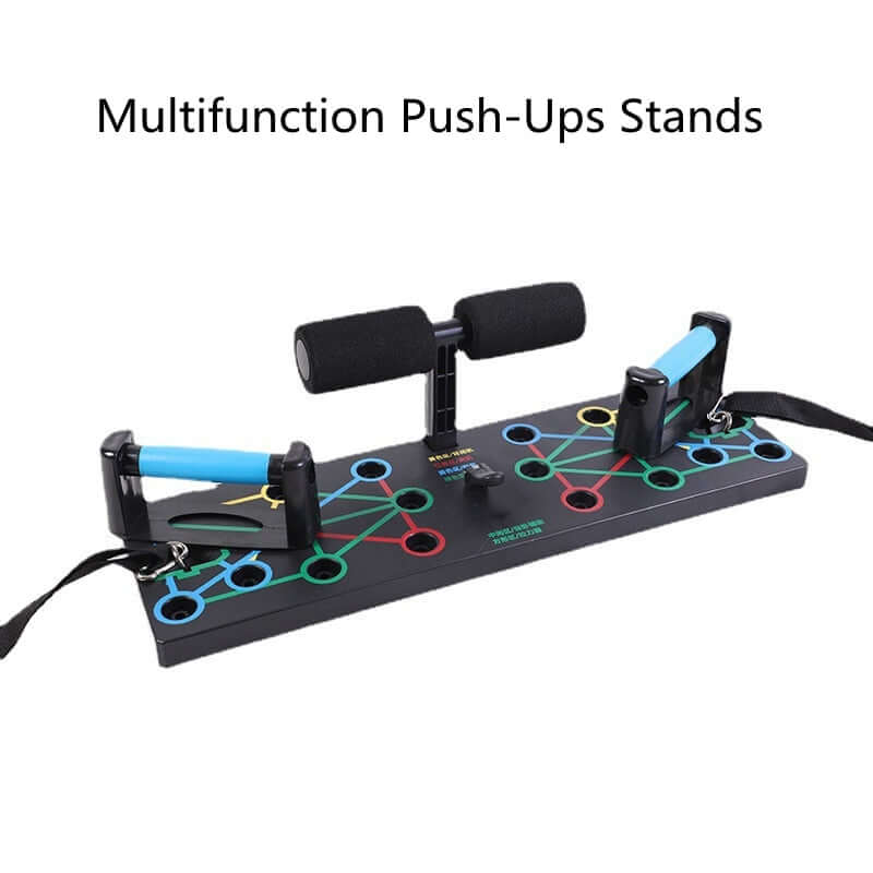 Push Ups Stands Rack Board with Latex Resistance - Image 3