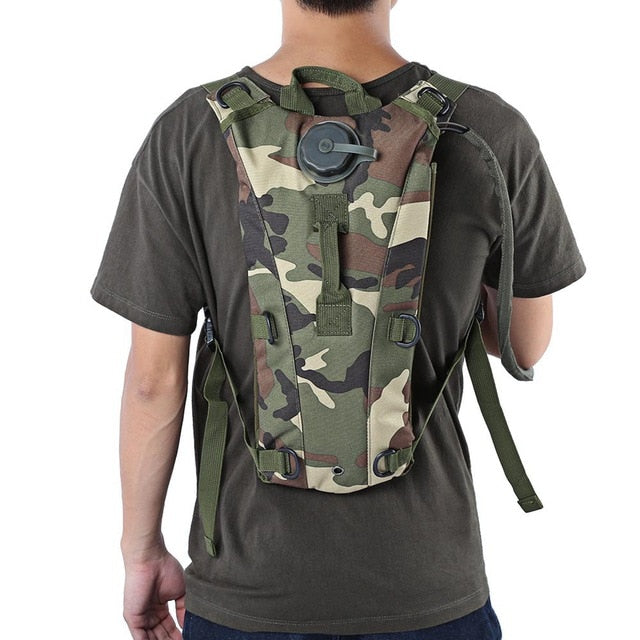 3L Water Bag Molle Military Tactical Hydration Backpack - Image 4