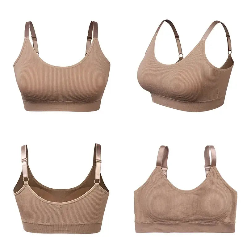 Sports Yoga Bra Women Seamless Padded Sports Bra Fitness Running - Image 2